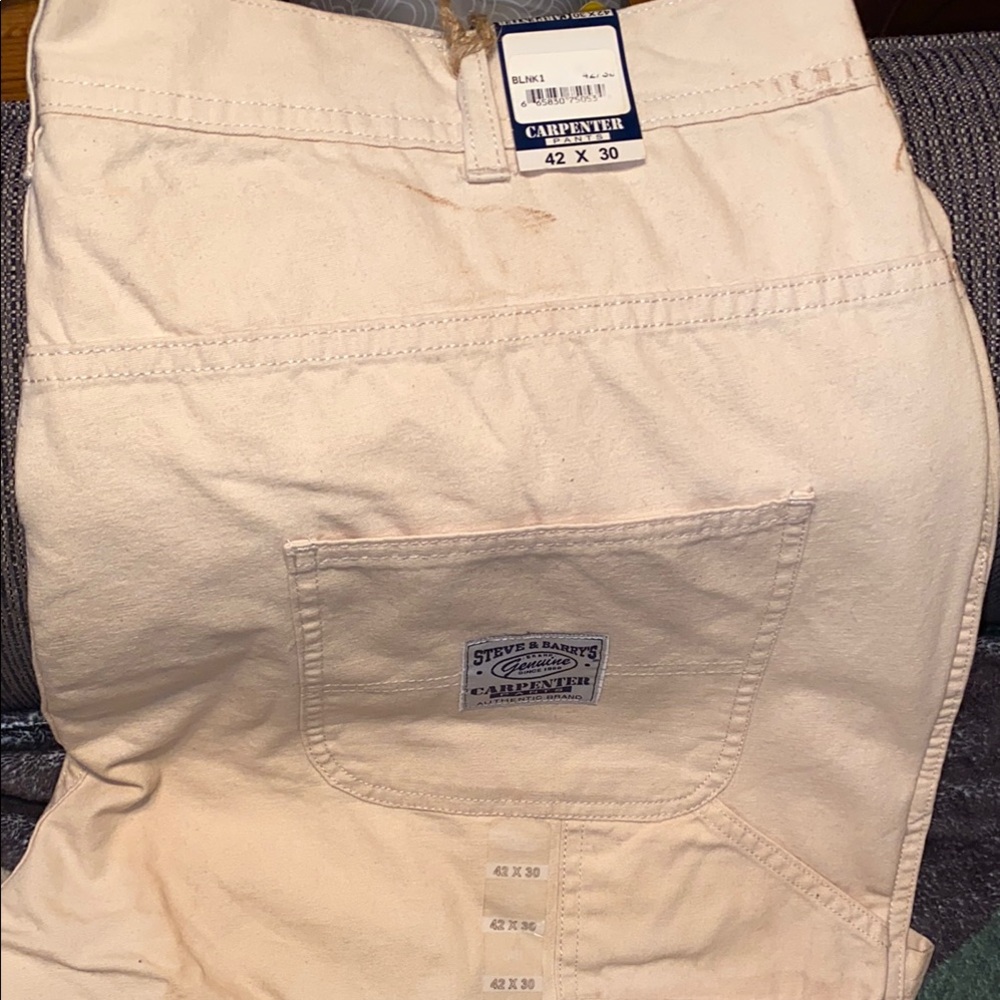Steve & Barry's Carpenter Pants in Tan